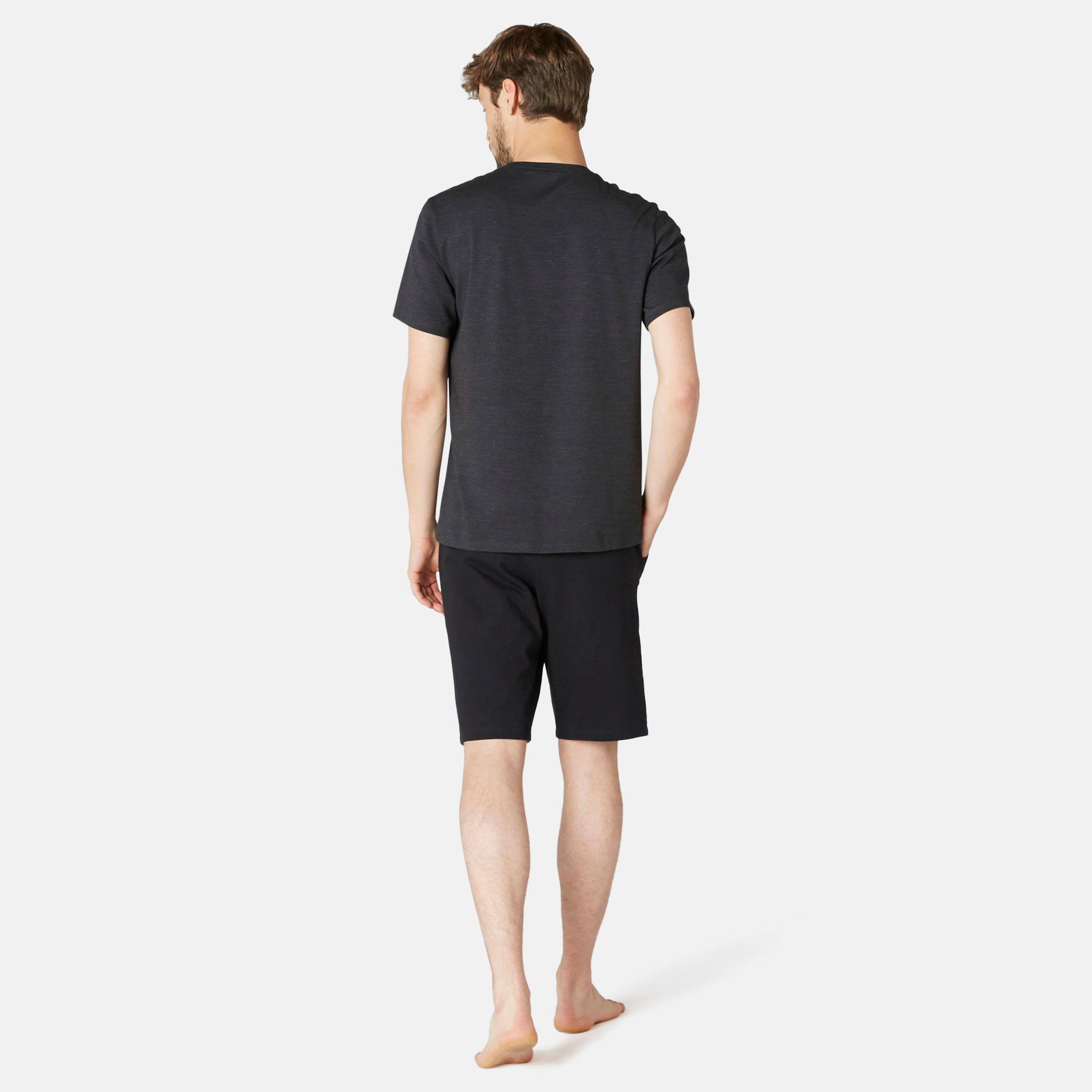 Stretch Cotton Fitness T-Shirt 7/8