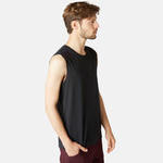 Domyos Mouwloos shirt voor gym en pilates heren 500 regular fit