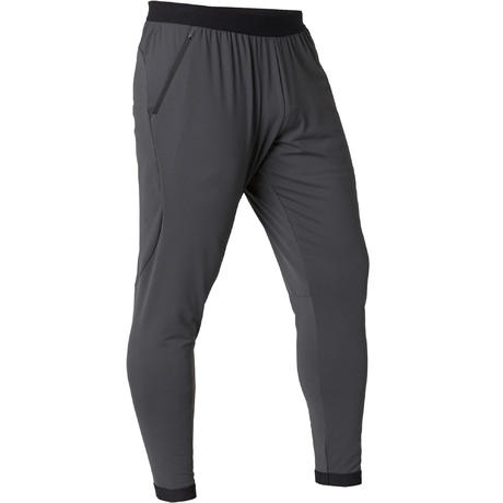 Men's Skinny Jogging Bottoms 900 - Dark Grey | Domyos by Decathlon