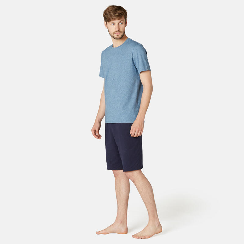 Men's T-Shirt 500 - Mottled Blue