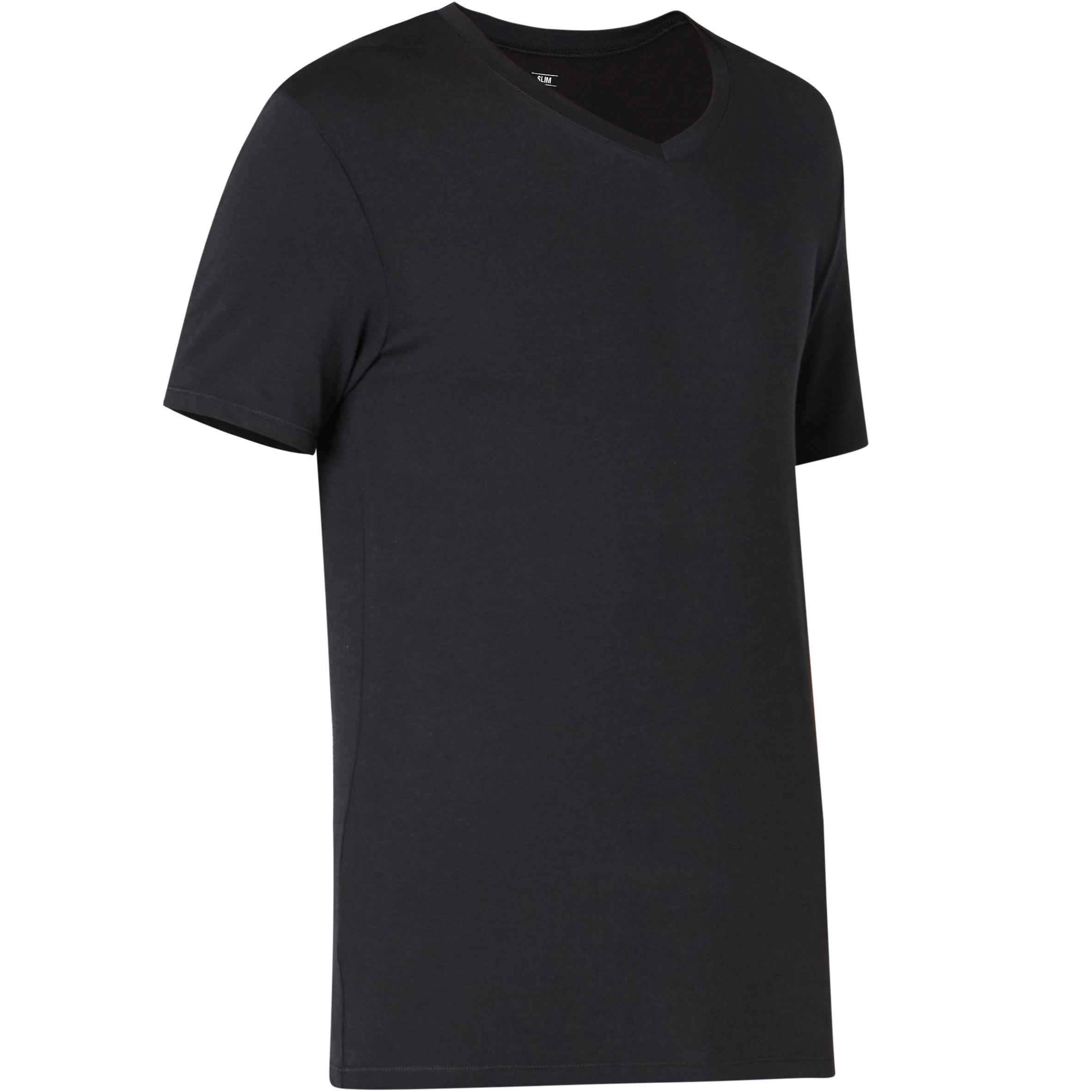 black v neck shirt
