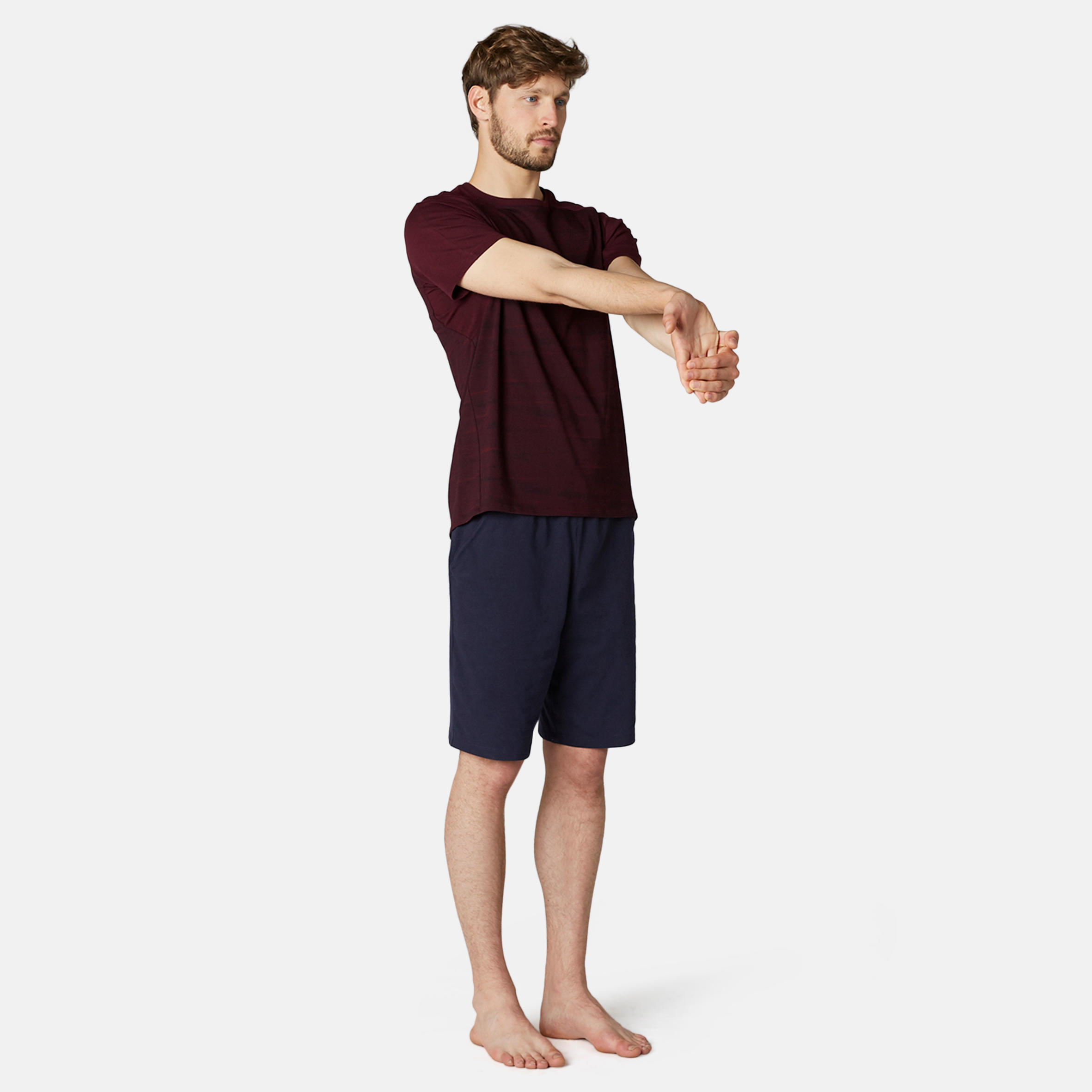 Men's T-Shirt 520 - Burgundy Pattern 2/10
