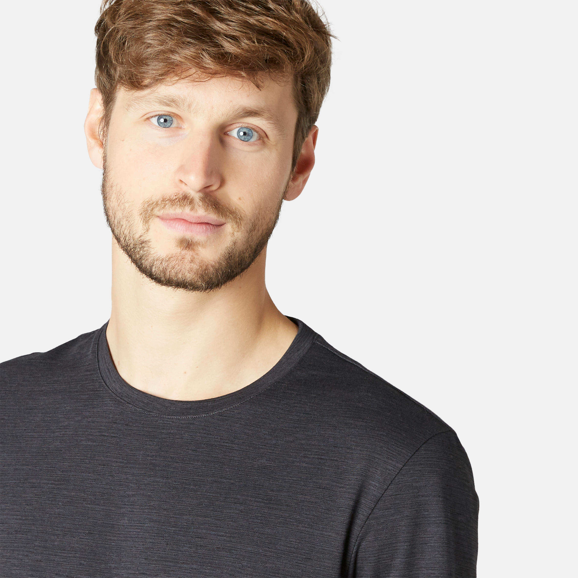 Stretch Cotton Fitness T-Shirt 5/8