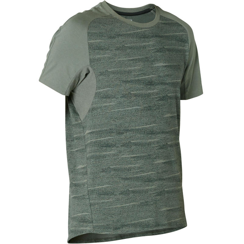 Erkek Spor Tisort Haki 520 Domyos By Decathlon