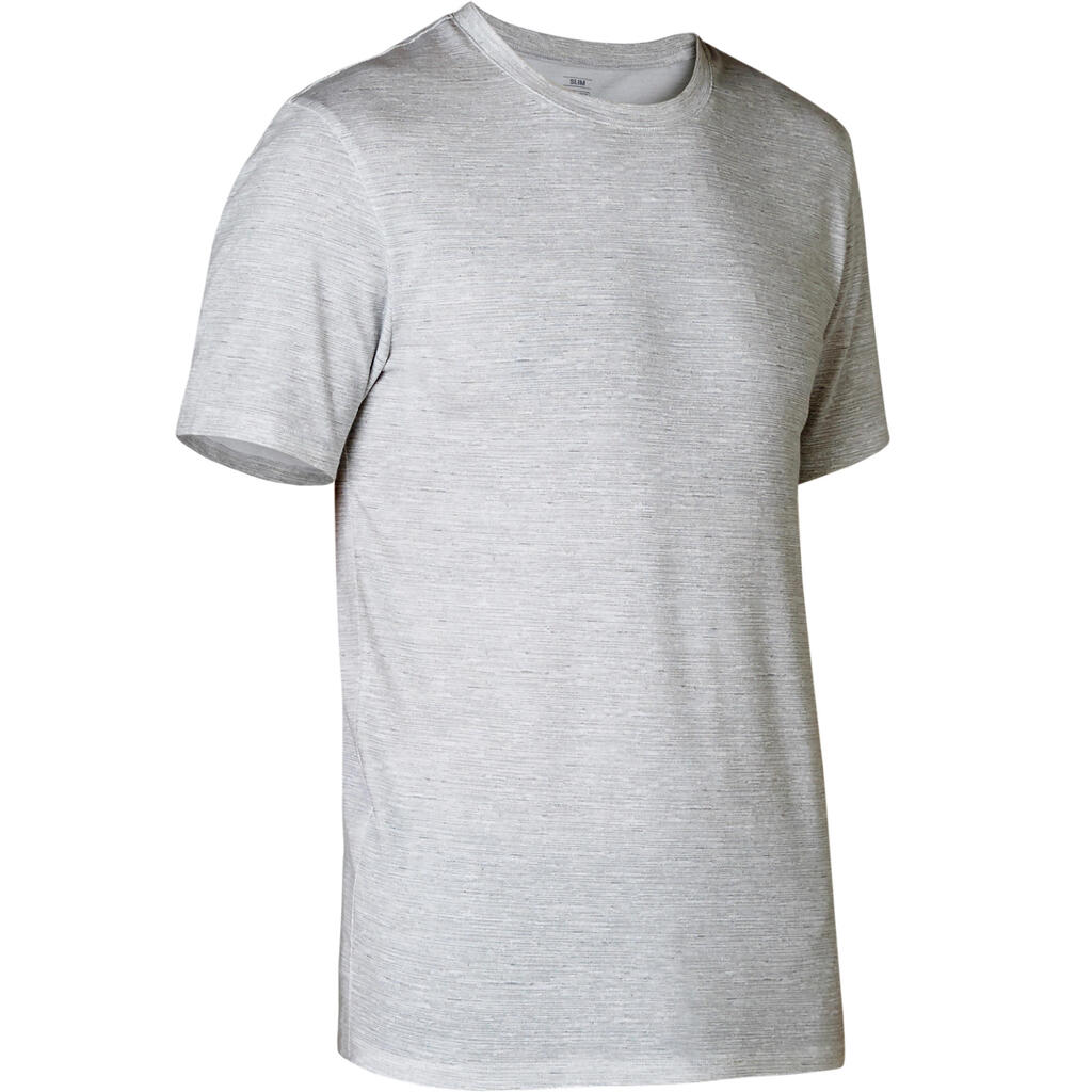 T-Shirt Herren Slim - 500 grün 