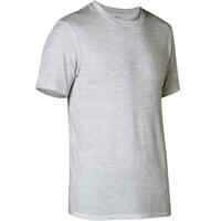 Men's Slim-Fit T-Shirt 500 - White Pattern