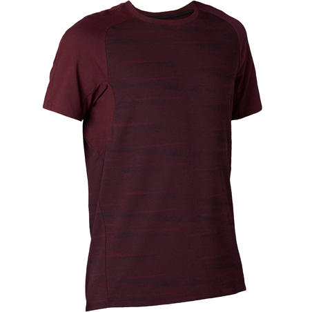 T-Shirt 520 Homme Bordeaux avec Motif