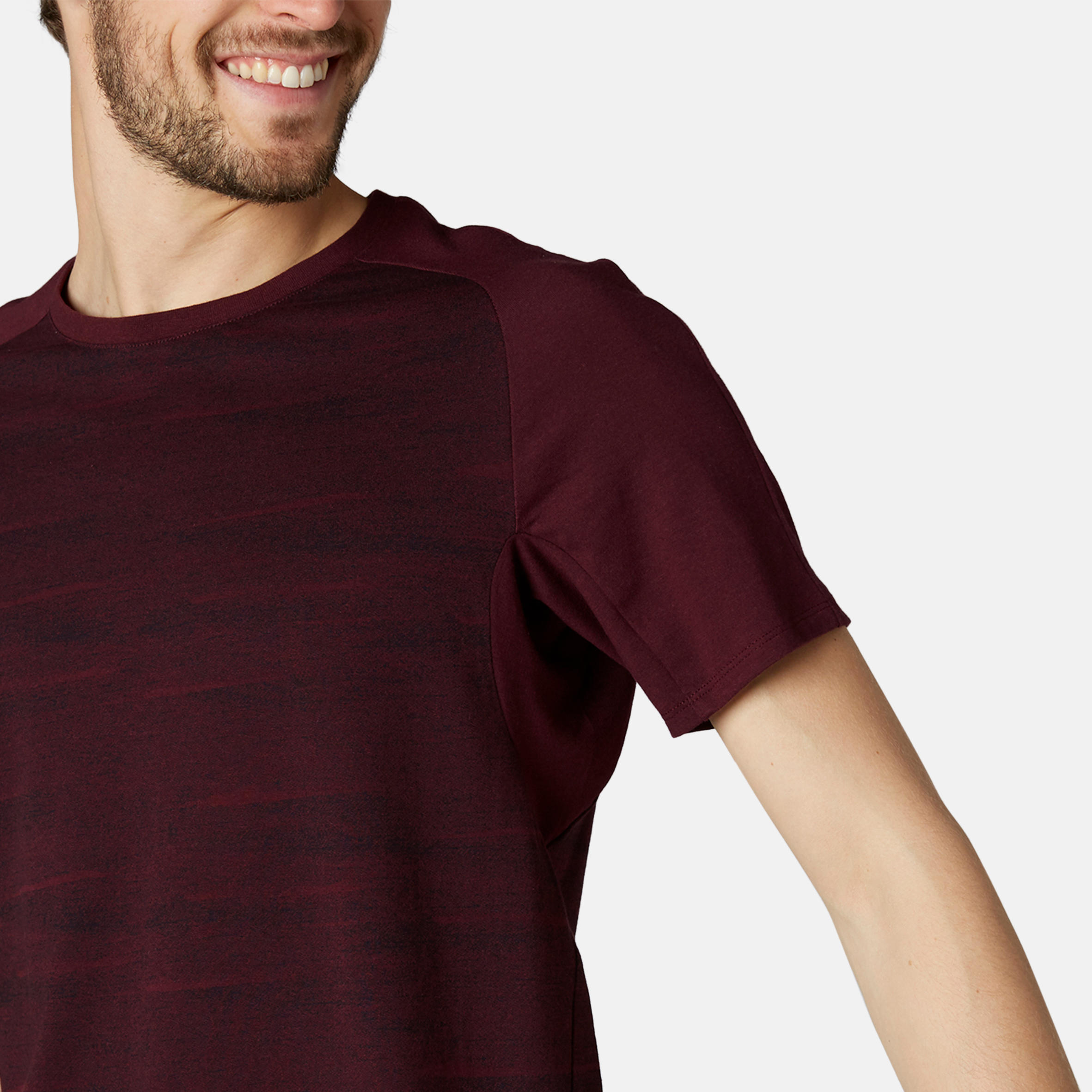 Men's T-Shirt 520 - Burgundy Pattern 6/10