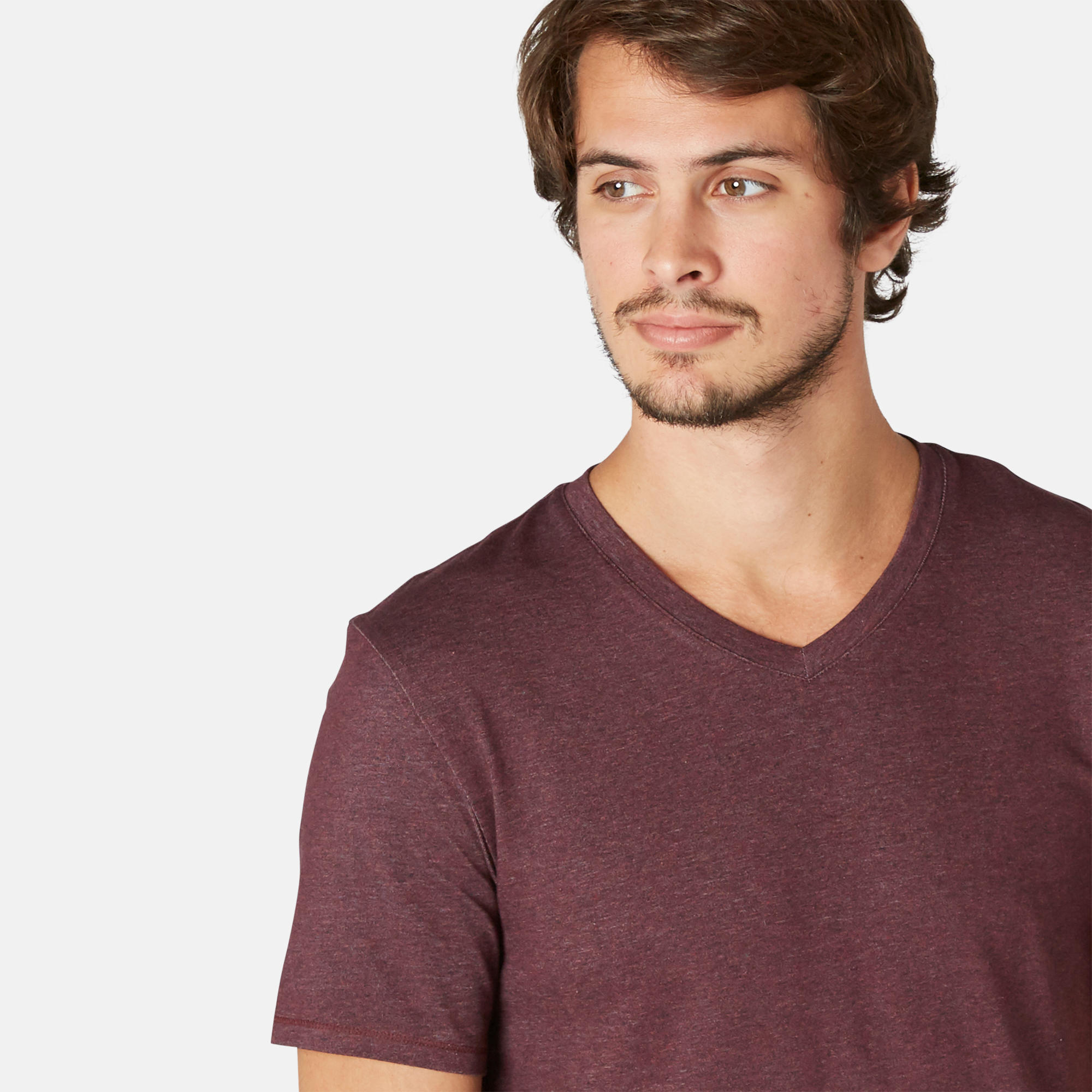 T shirt col v decathlon Clearance