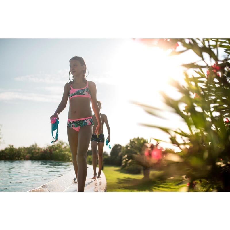 Bikini voor zwemmen meisjes Riana rokje All Mask groen