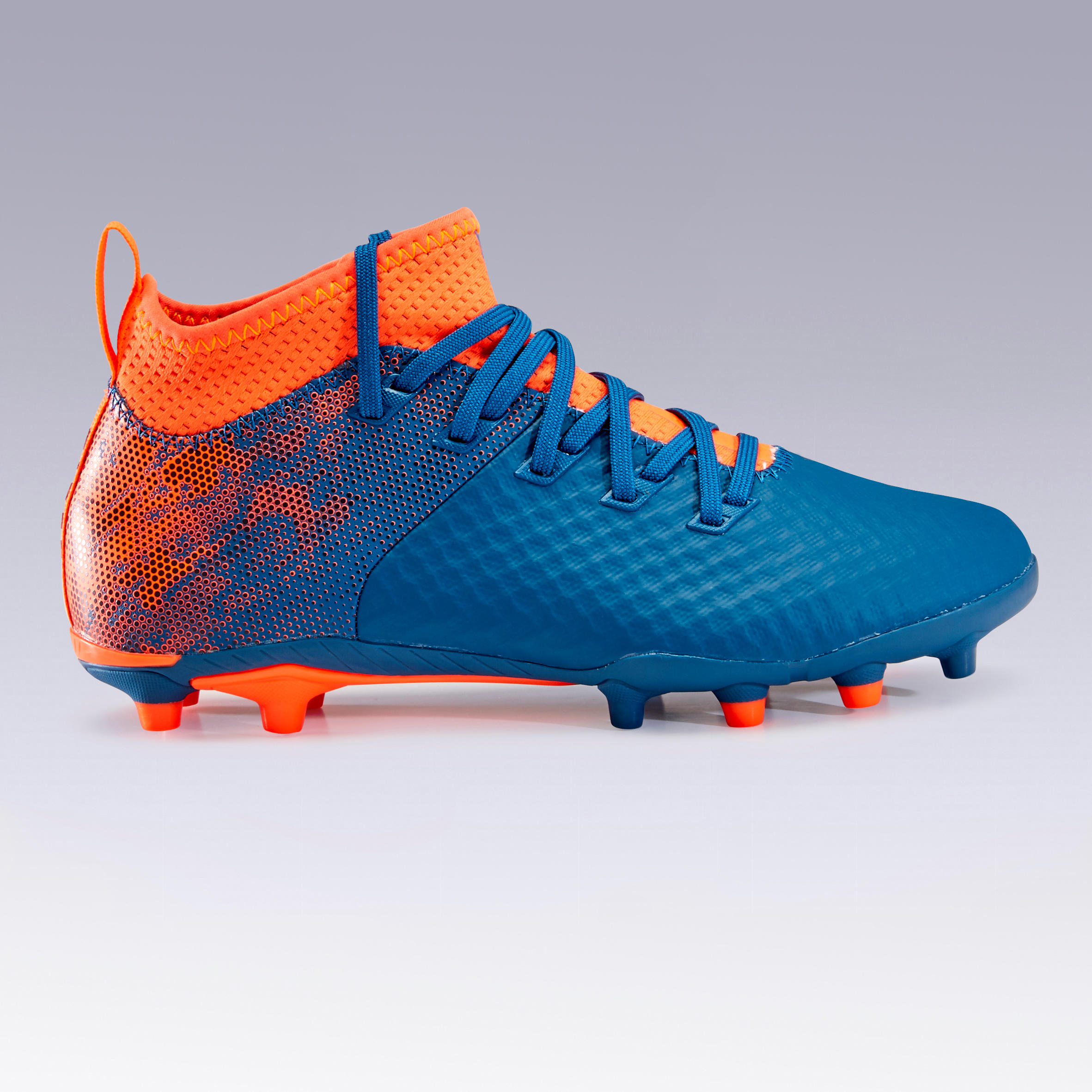blue and red football boots