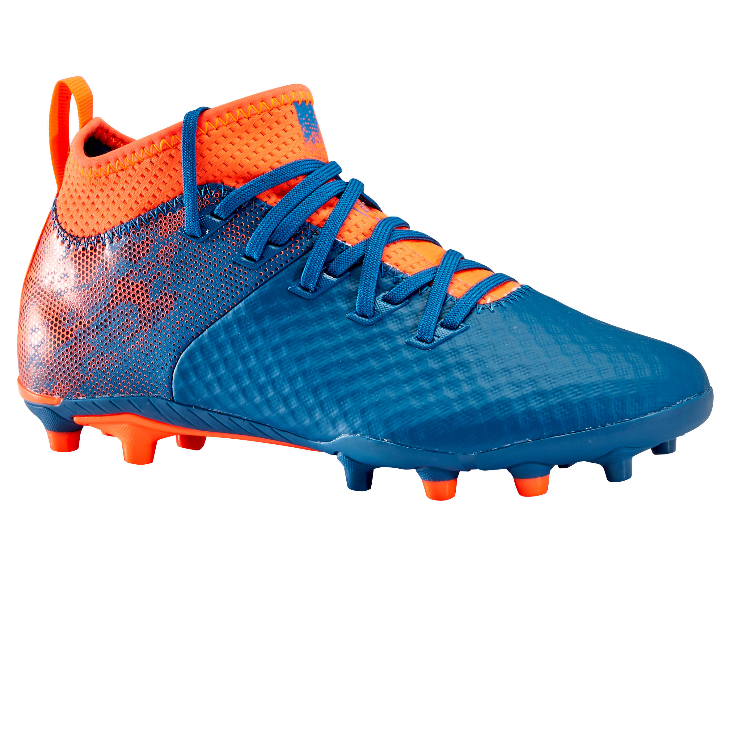 Chaussure de football enfant AGILITY 900 MESH FG Bleue Rouge