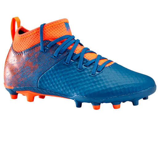 Kids' Dry Pitch Football Boot Agility 900 Mesh - Blue/Red