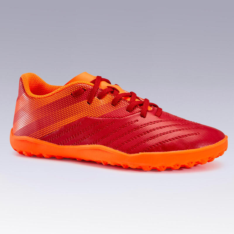 Chaussure de football AGILITY140 HG Lacets Bordeaux Orange