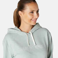 Women's Fitness Hoodie 500 - Green