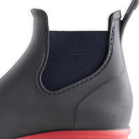 Kids' Horse Riding Boots 100 - Navy/Pink