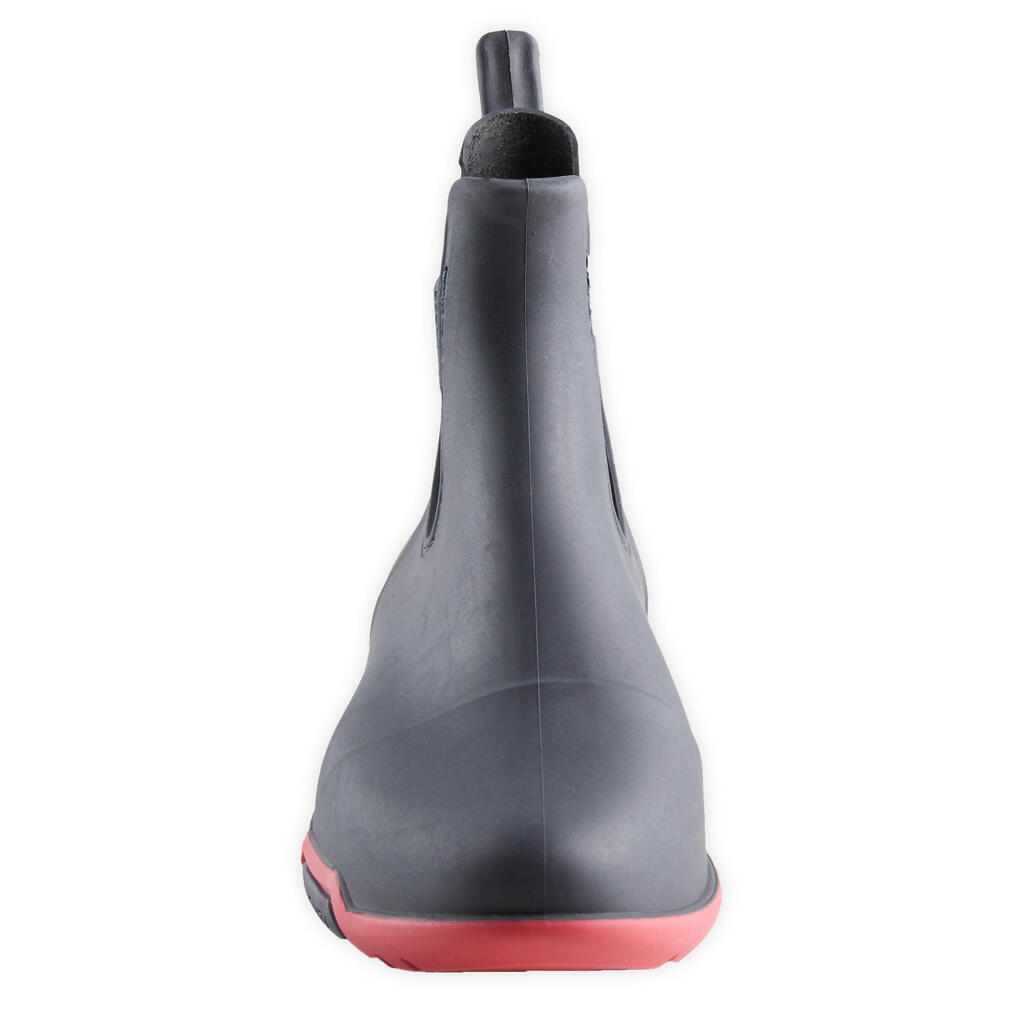 Boots équitation Enfant - 100 noir et gris