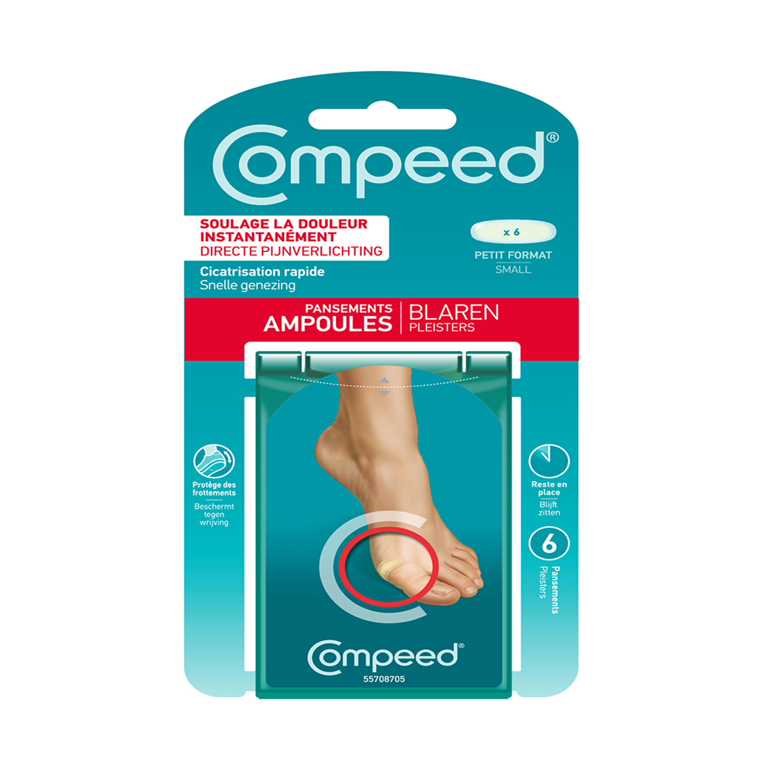 COMPEED Pansement Anti Ampoules Compeed Petit Format -