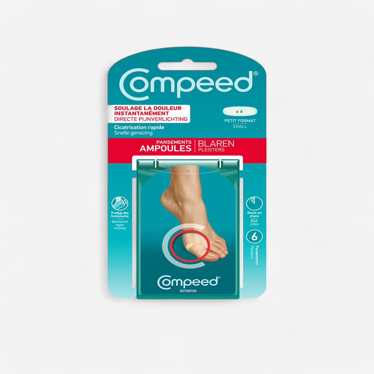 Pansement anti ampoules Compeed petit format