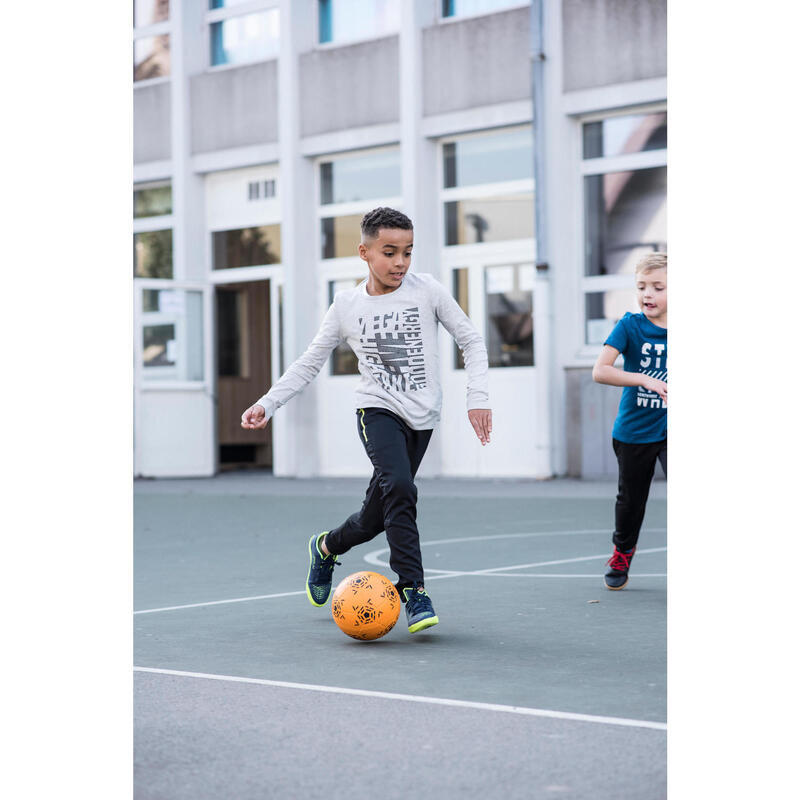 Chaussures de Futsal enfant GINKA 500 bleu foncé