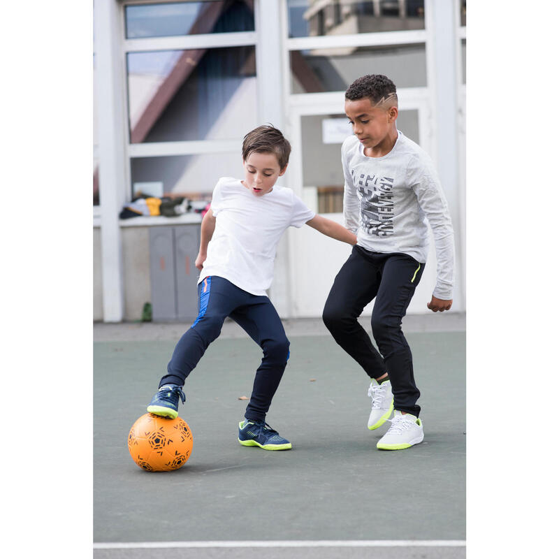 Chaussures de Futsal enfant GINKA 500 bleu foncé