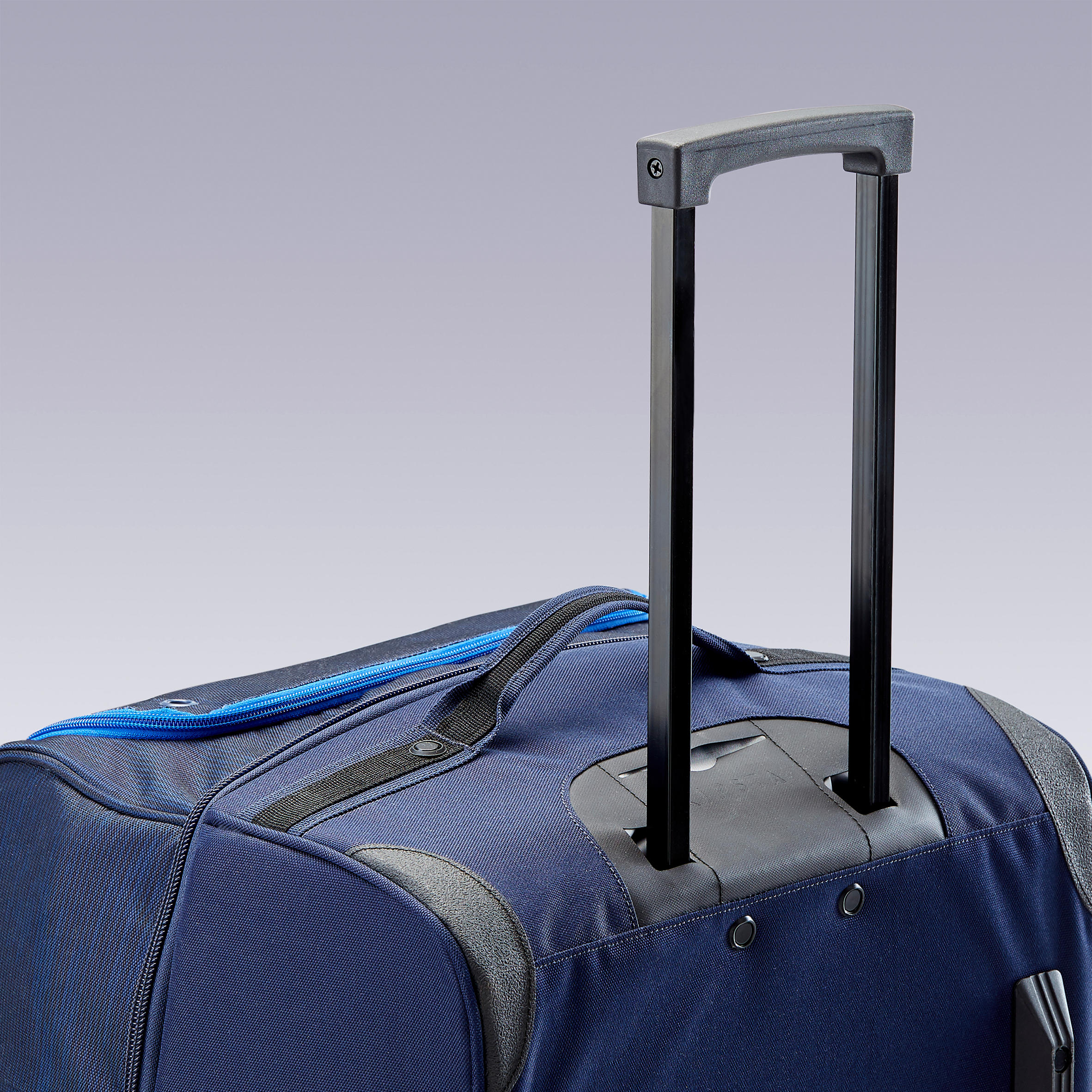 Large football travel suitcase, blue 6/16