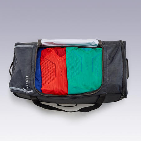 Спортивна сумка Essential на колесах, 105 л - Чорна