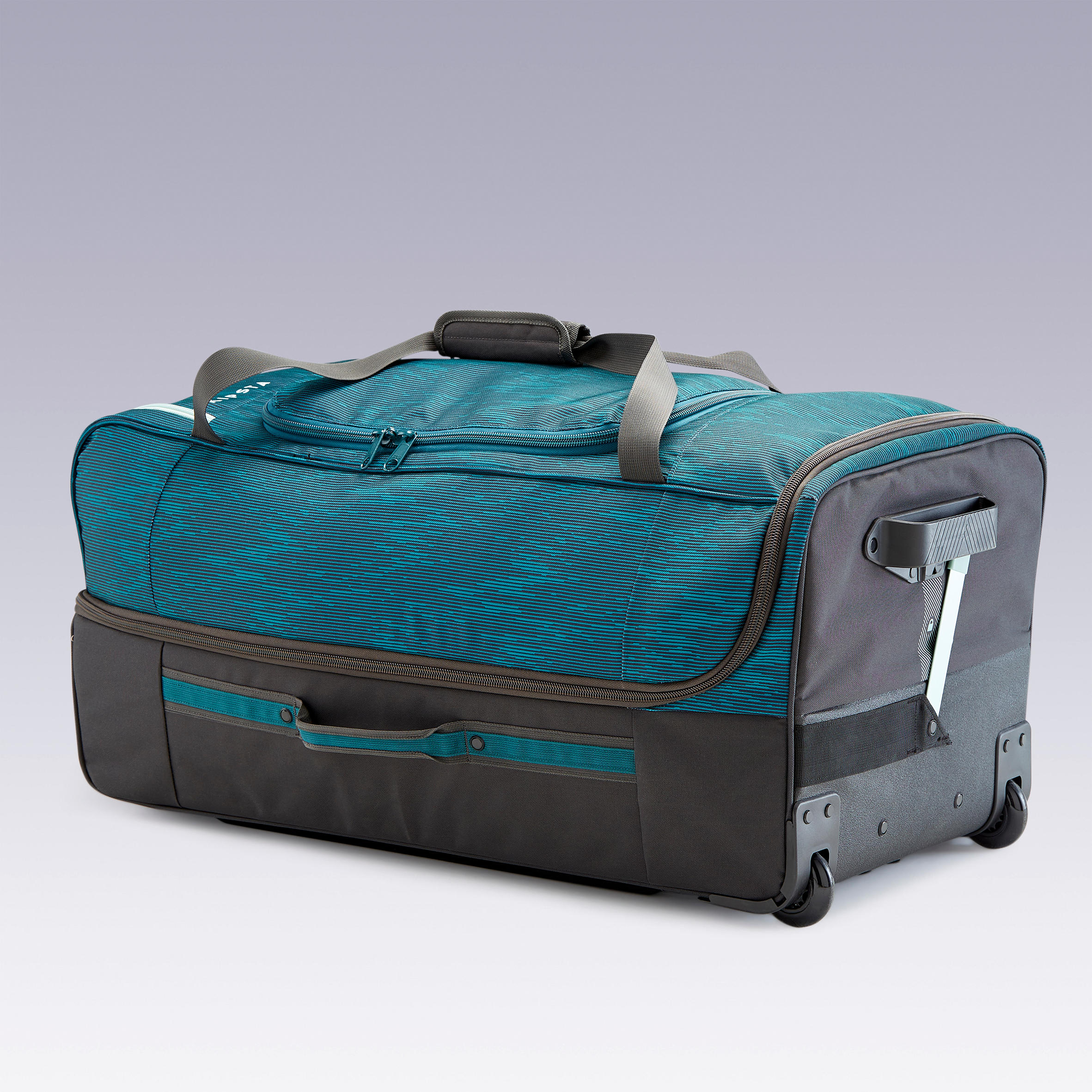 Large 2-wheel travel bag with shoe compartment, Club 500 105L 6/13