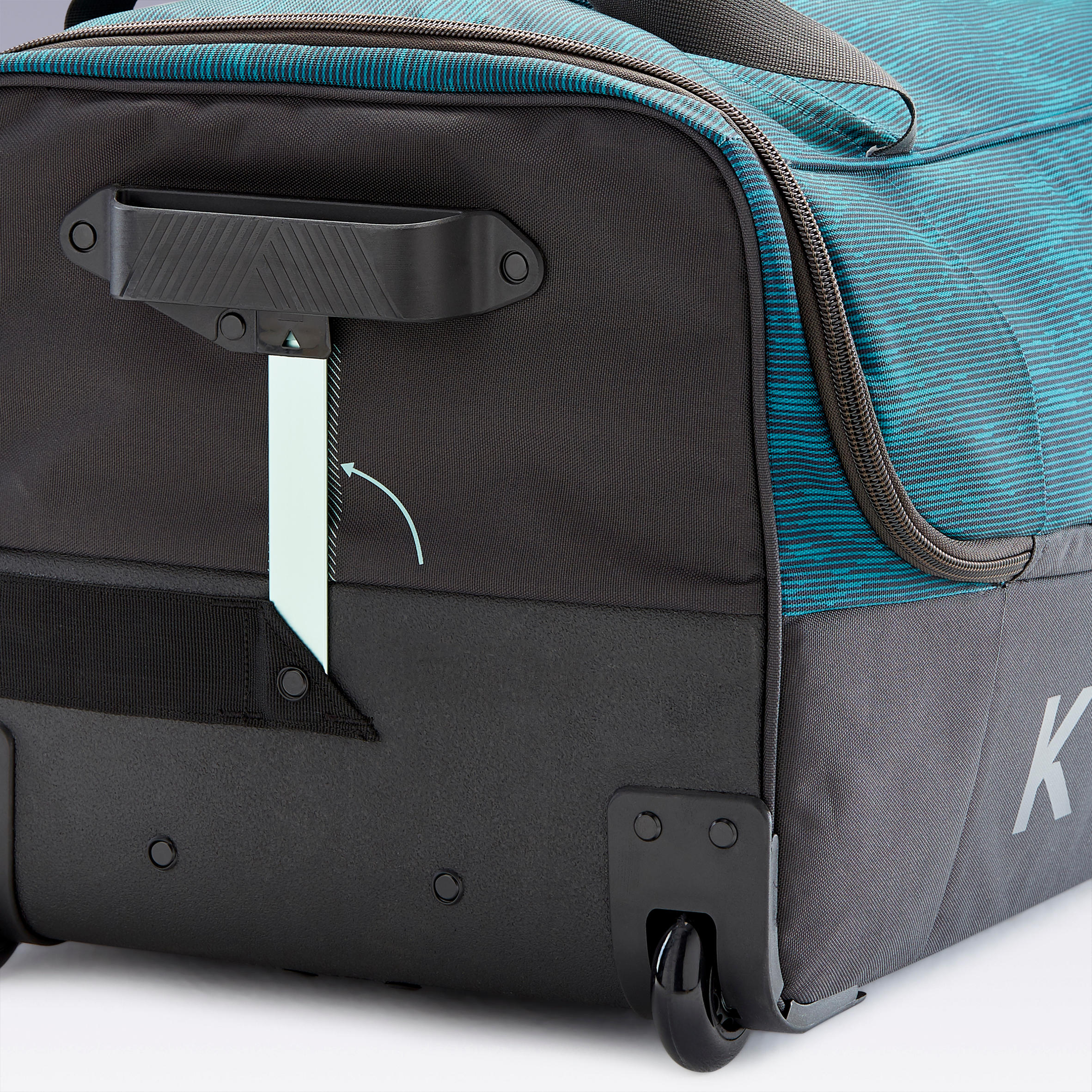 Large 2-wheel travel bag with shoe compartment, Club 500 105L 12/13