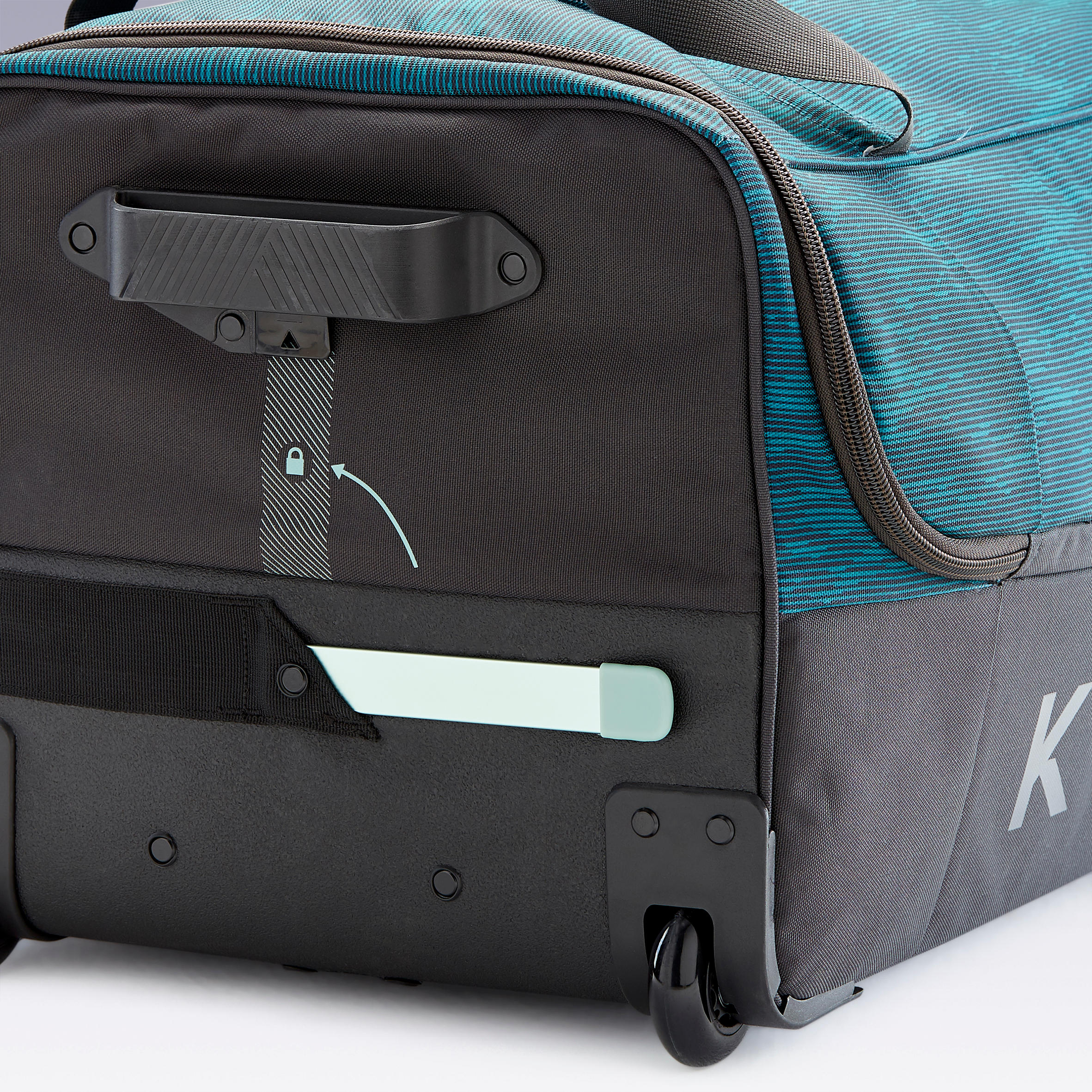 Large 2-wheel travel bag with shoe compartment, Club 500 105L 11/13