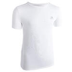 Kid's breathable athletics T-shirt AT 100- - white