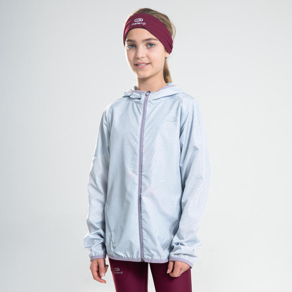 Kalenji AT 100 Kids' Athletics Wind Jacket - blue