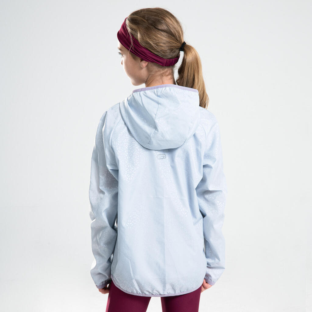 Kalenji AT 100 Kids' Athletics Wind Jacket - blue