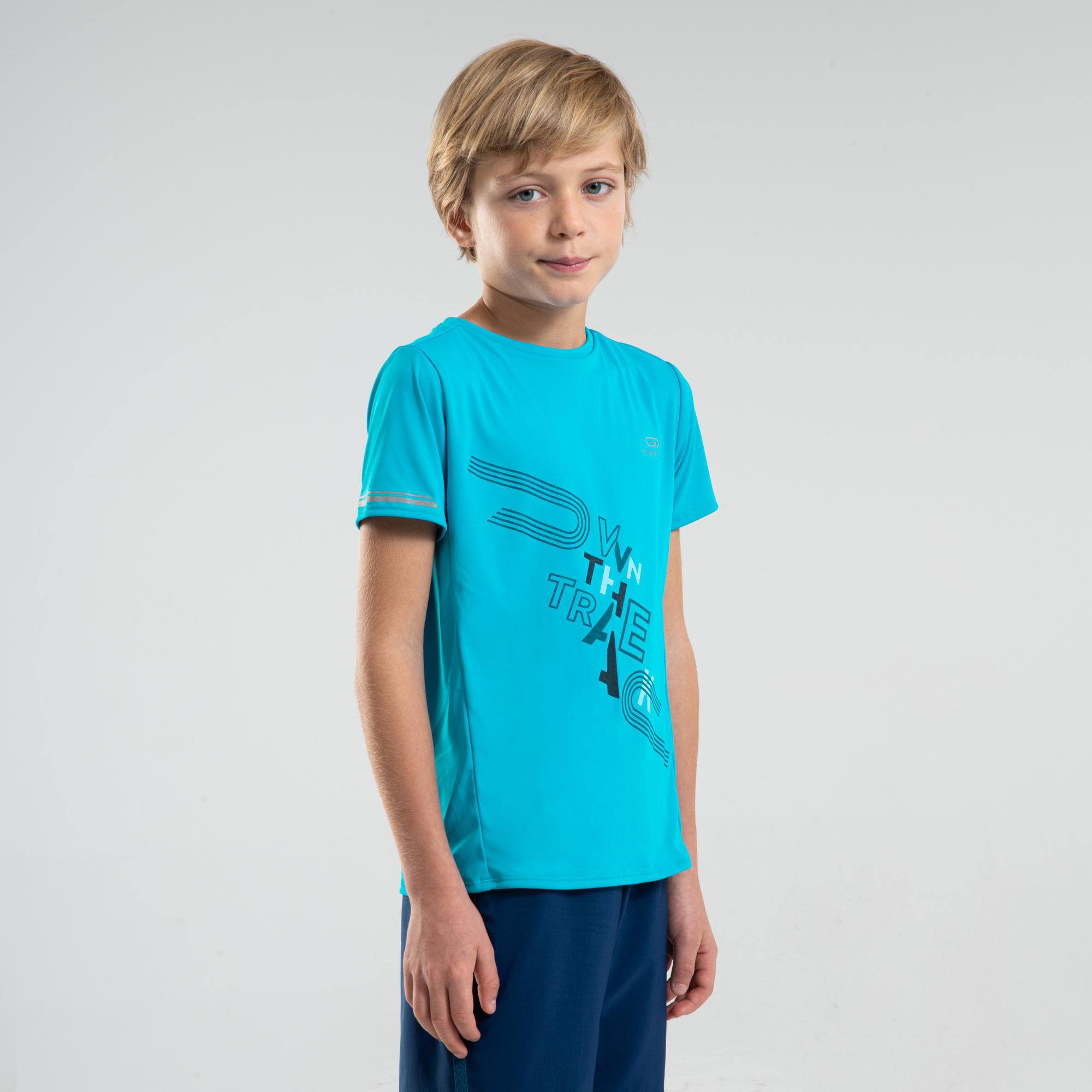 tee shirt puma enfant cyan