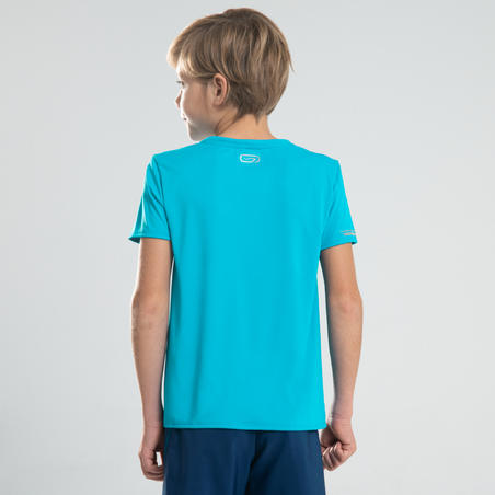 Tee shirt enfant d'athlétisme AT 300 turquoise