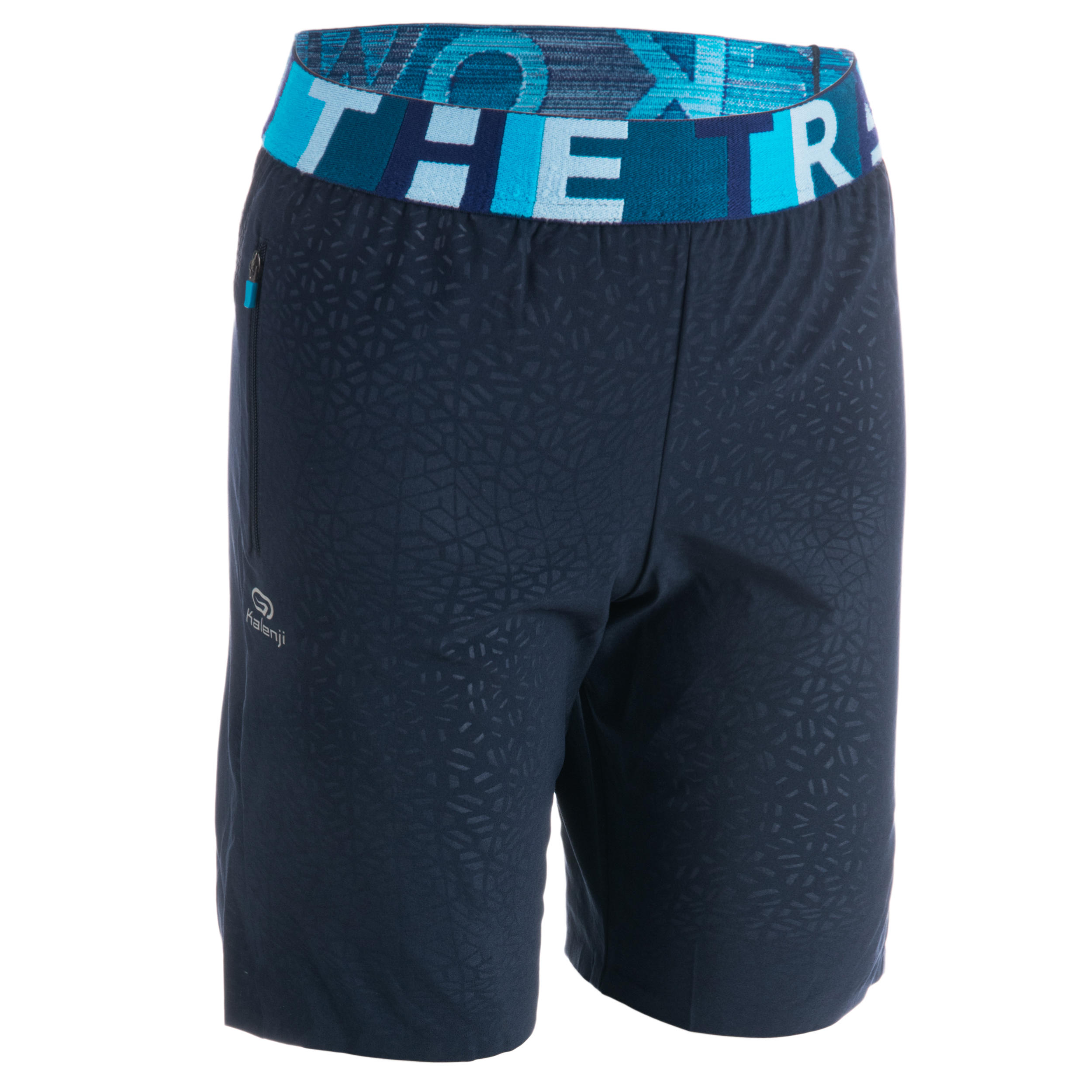 

At 500 Boys' Athletics Shorts - Blue -  By KALENJI | Decathlon