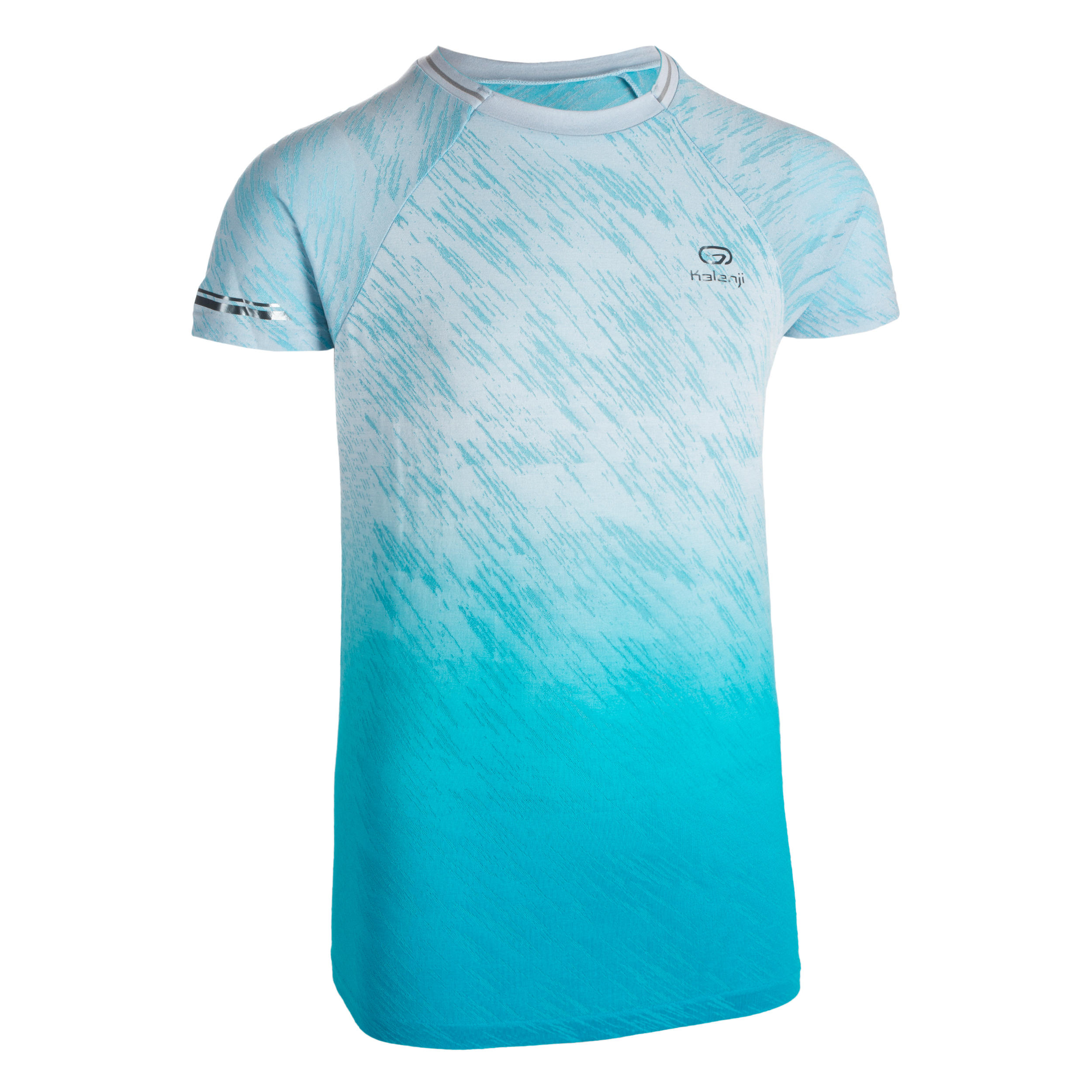 KIPRUN AT 500 KIDS' ATHLETICS T-SHIRT - TURQUOISE