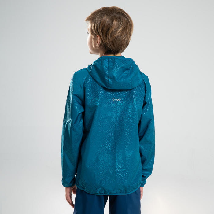 Veste enfant coupe vent d athl tisme Kalenji AT 100 gris Veste enfant coupe vent d athl tisme Kalenji AT 100 gris