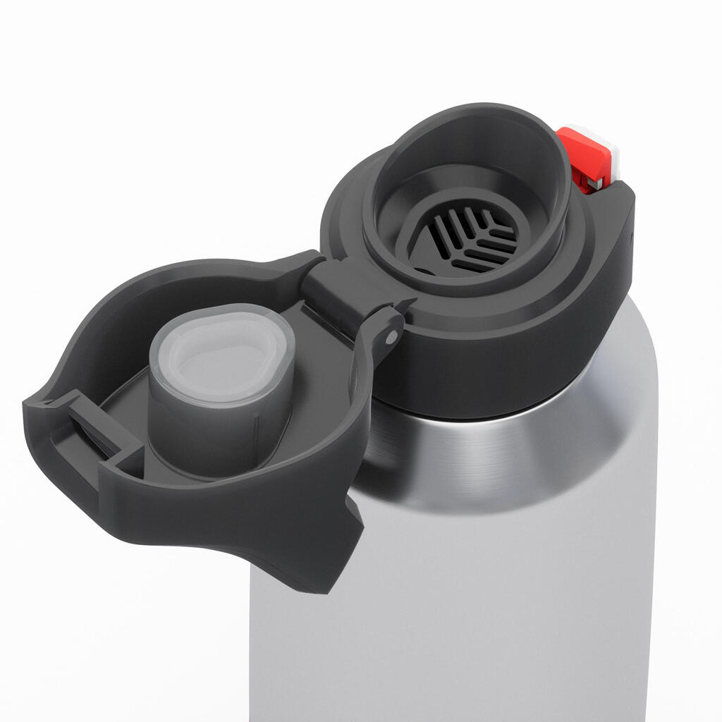 Gourde 900 isotherme inox 0,8L bouchon à ouverture rapide pour la randonnée