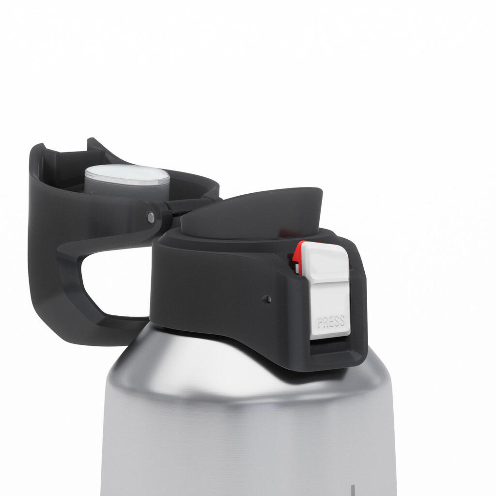 Gourde 900 isotherme inox 0,8L bouchon à ouverture rapide pour la randonnée