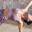Seamless Long Dynamic Yoga Sports Bra - Plum/Silver