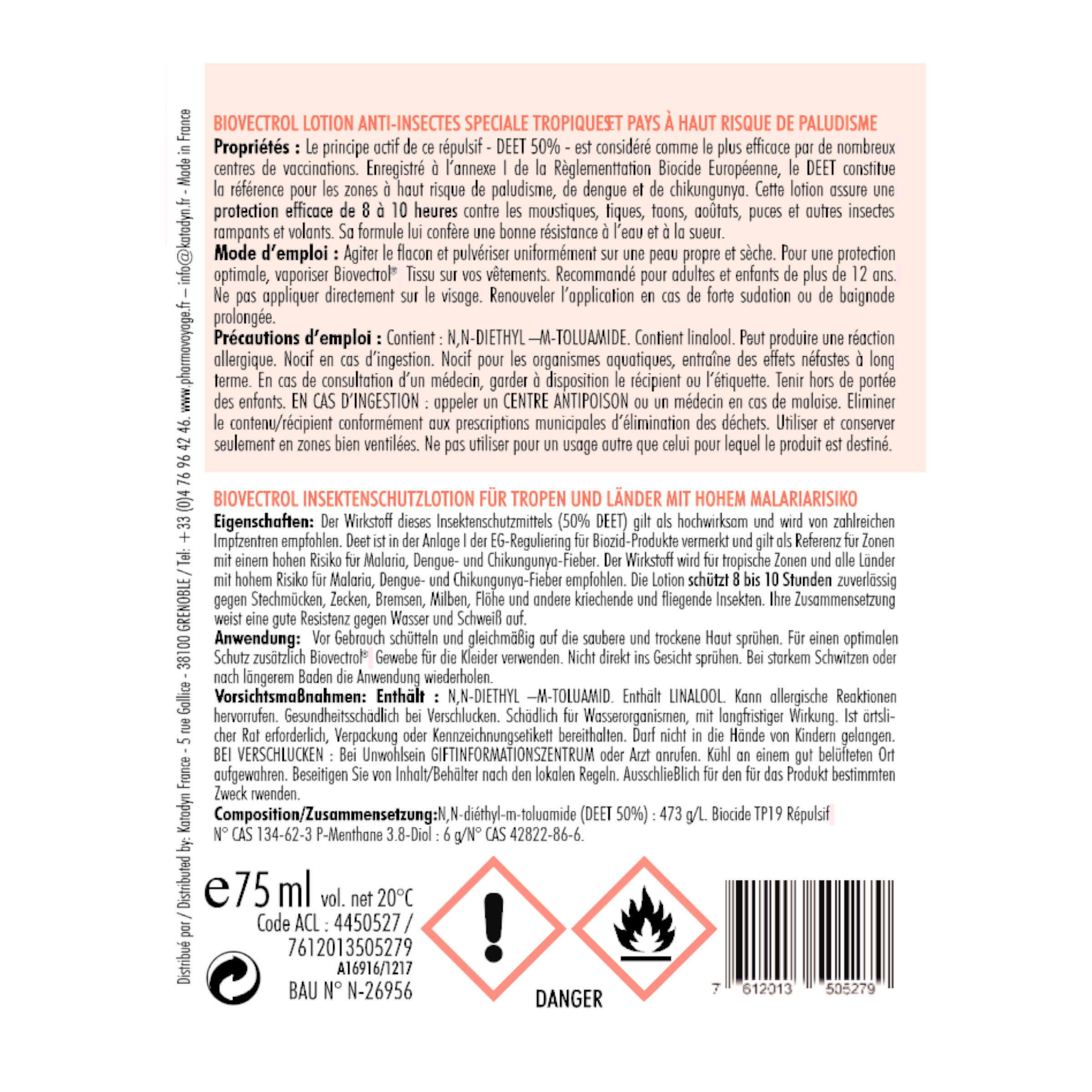 KATADYN Repelent proti hmyzu v spreji Deet 50 % 75 ml 100 ml · záber 3