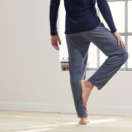 Pantalon yoga doux gris – Hommes