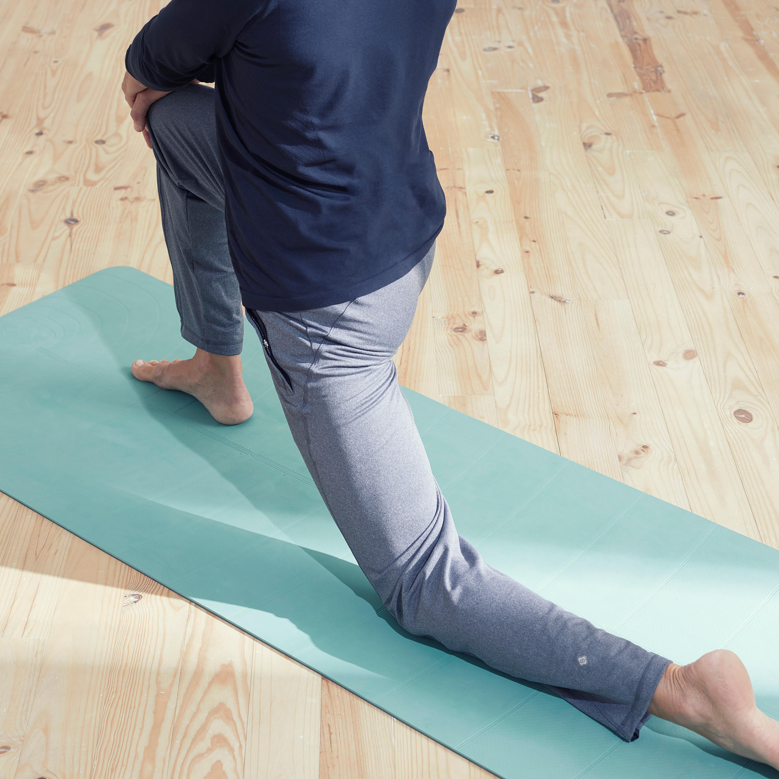 Men's Gentle Yoga Bottoms Grey 4/7