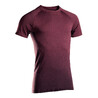 Men's Seamless Dynamic Yoga T-Shirt - Burgundy
