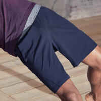 Men's Lightweight Dynamic Yoga Shorts - Black