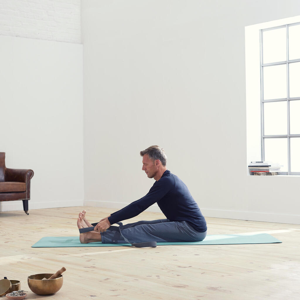 Seamless Long-Sleeved Gentle Yoga T-Shirt - Grey