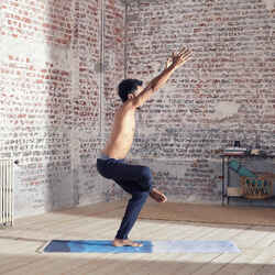 Men's Lightweight Dynamic Yoga Bottoms - Black