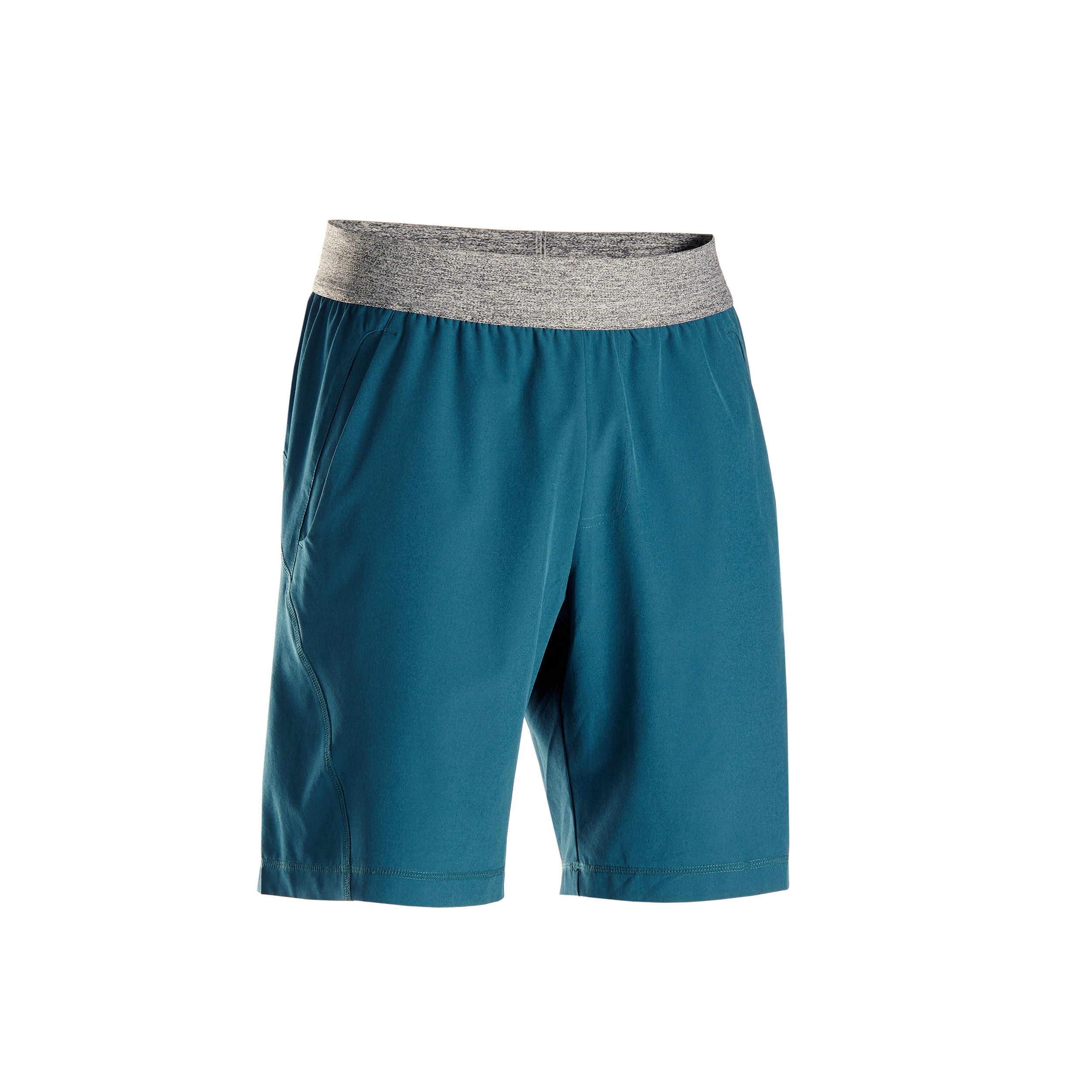 

Woven Dynamic Yoga Shorts - Blue -  By KIMJALY | Decathlon