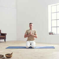 Trainingshose sanftes Yoga Herren weiss